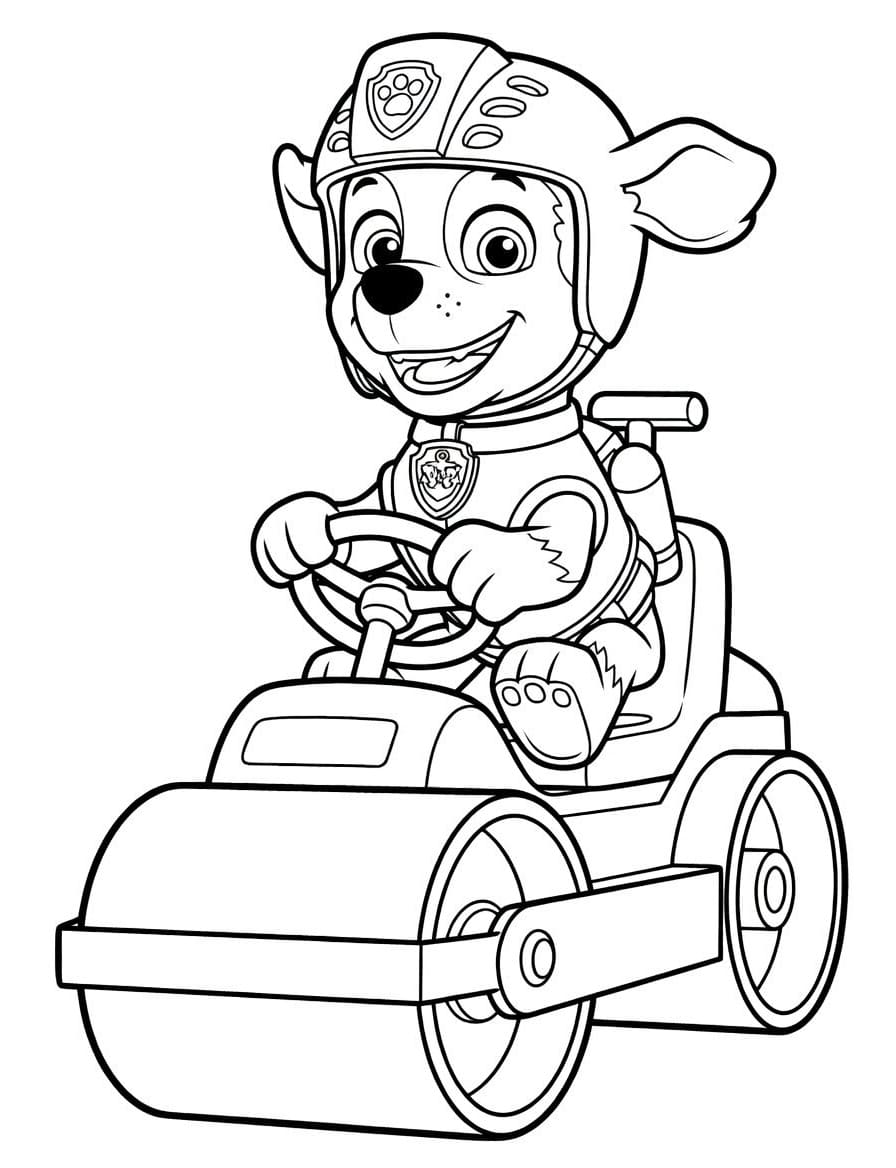 Zuma Paw Patrol gratis afdrukbaar
