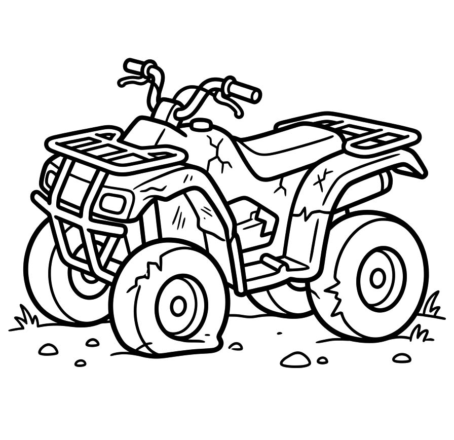 Afbeelding Quad gratis afdrukbaar