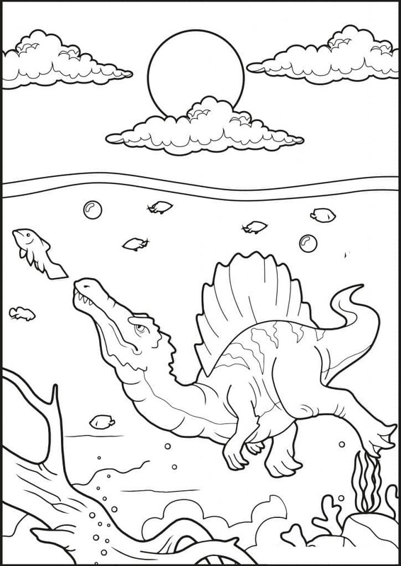 Afbeelding Spinosaurus printbaar