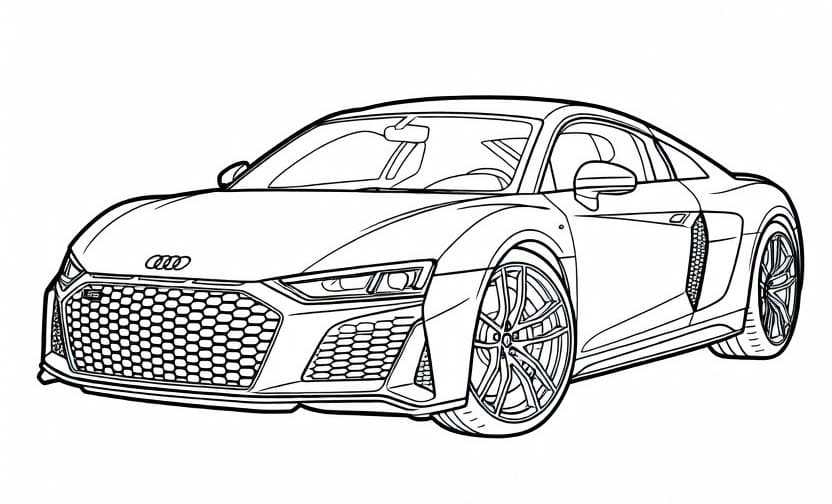 Audi afdrukbaar basis