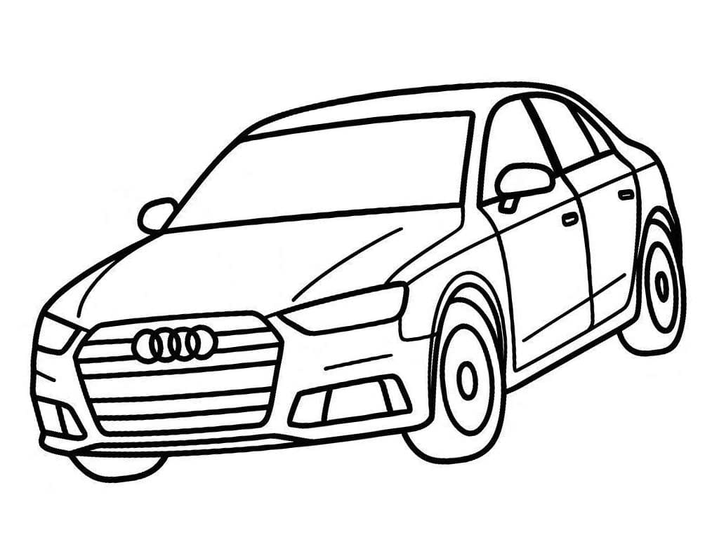 Audi gratis afdrukbaar basis