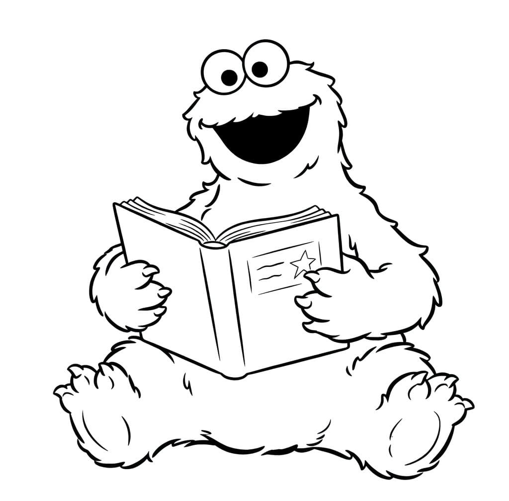 Koekiemonster gratis afdrukbaar eenvoudig