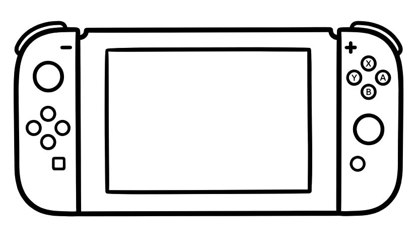 Nintendo Switch afdrukbaar simpel