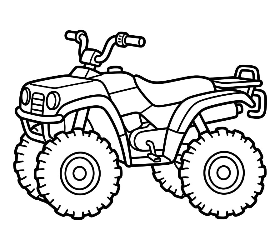 Quad gratis afdrukbaar eenvoudig
