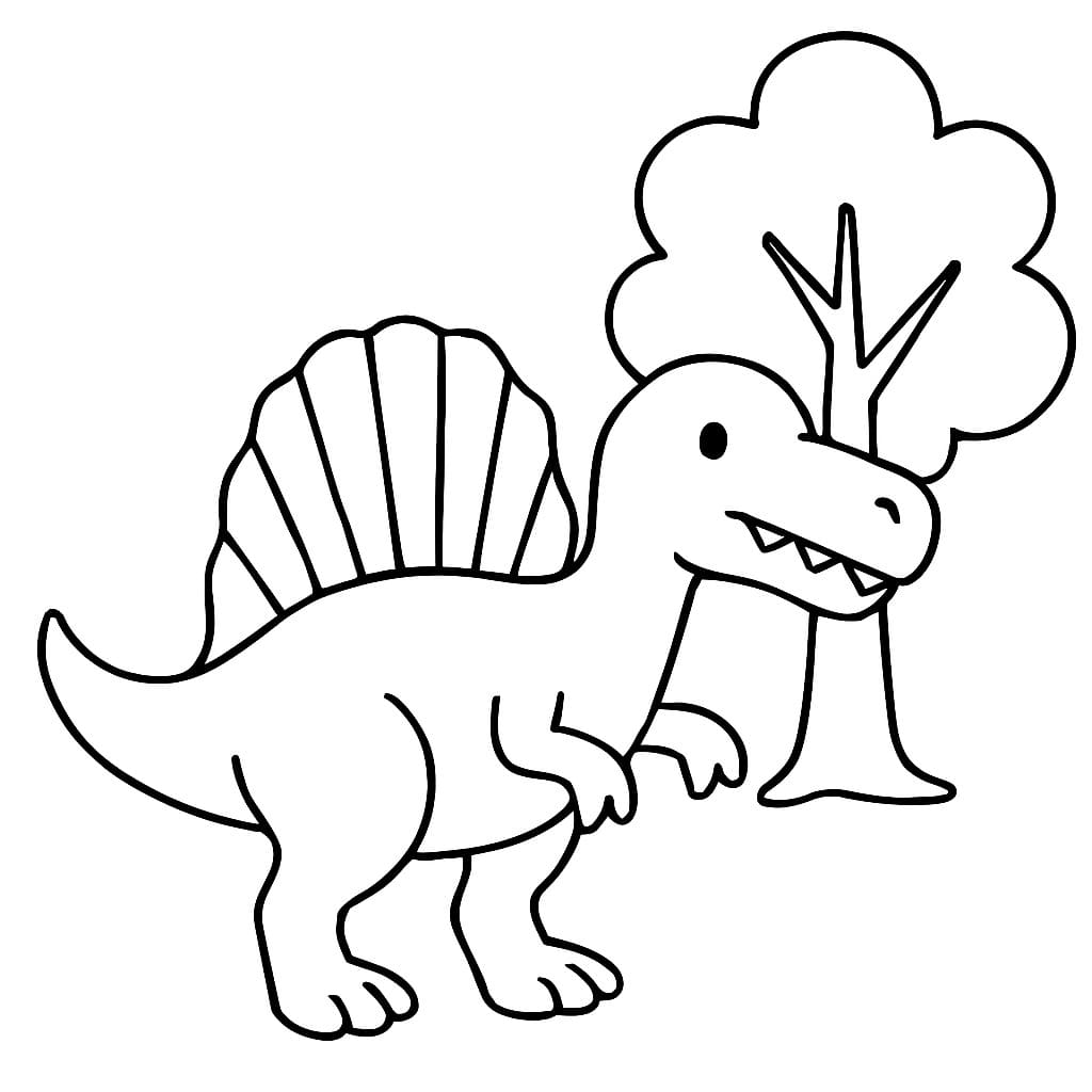 Spinosaurus gratis afdrukbaar voor kinderen