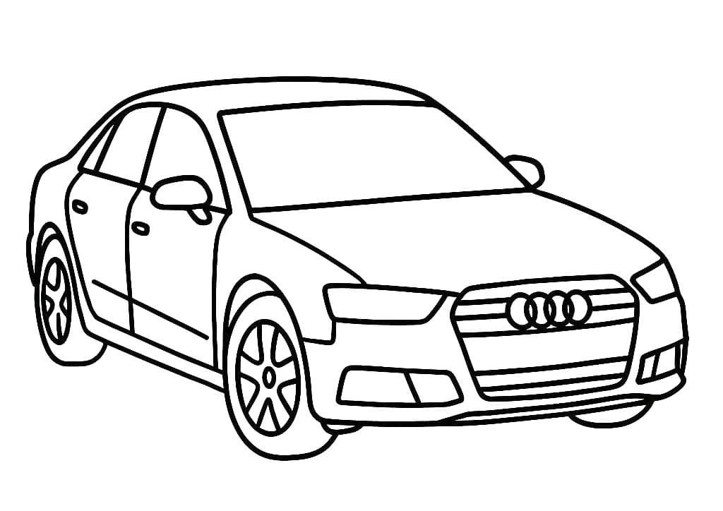 Tekenen Audi eenvoudig