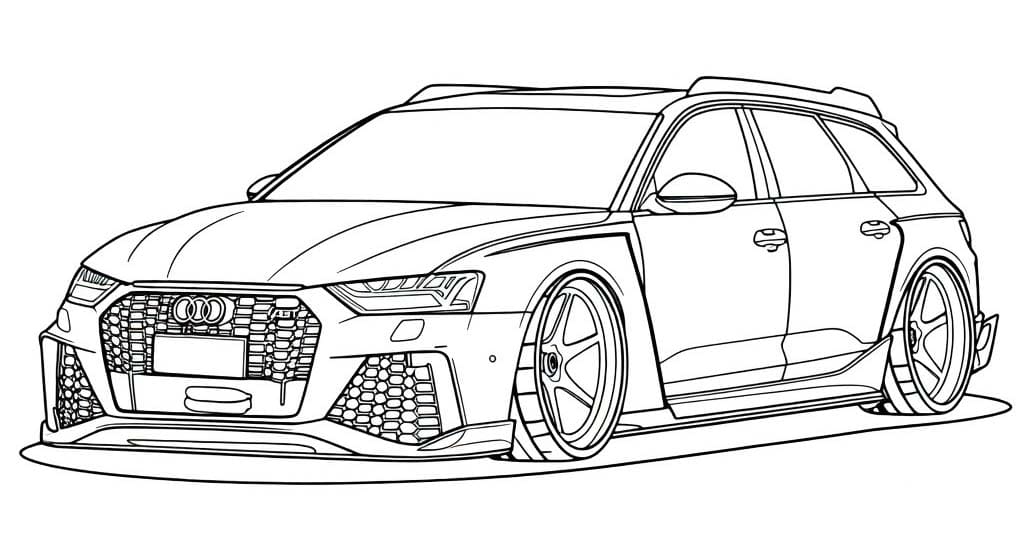 Tekenen Audi gratis basis