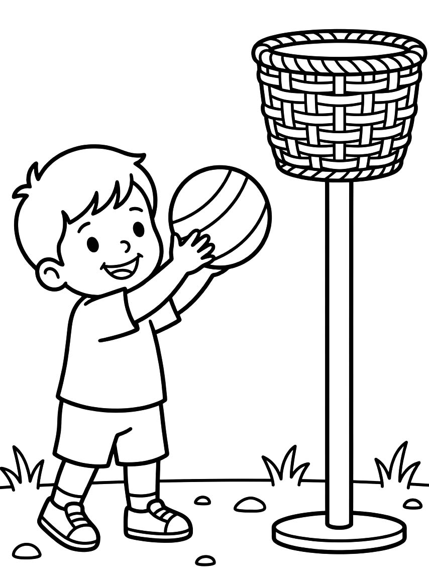 Tekenen Korfbal basis