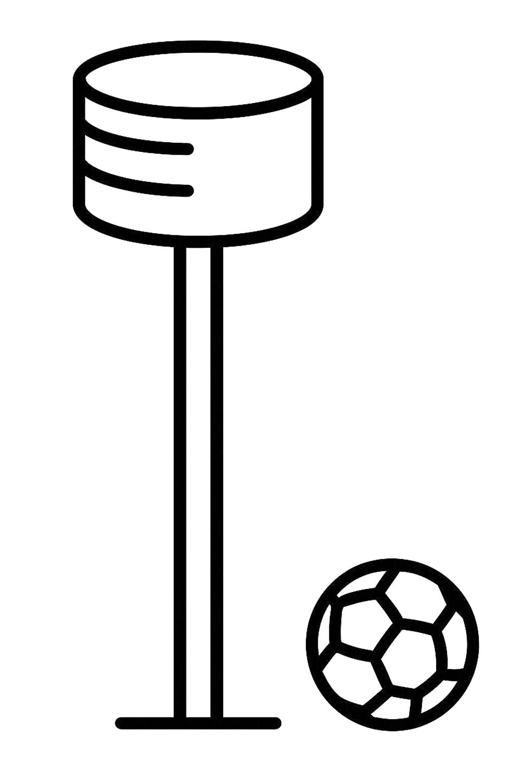 Tekenen Korfbal