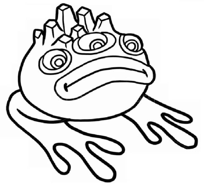 Tekenen My Singing Monsters afdrukbaar basis