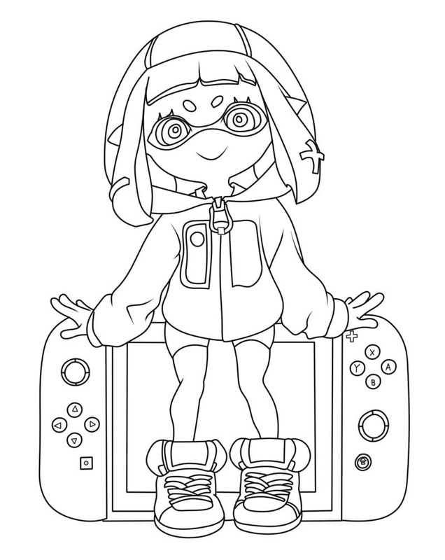 Tekenen Nintendo Switch afdrukbaar