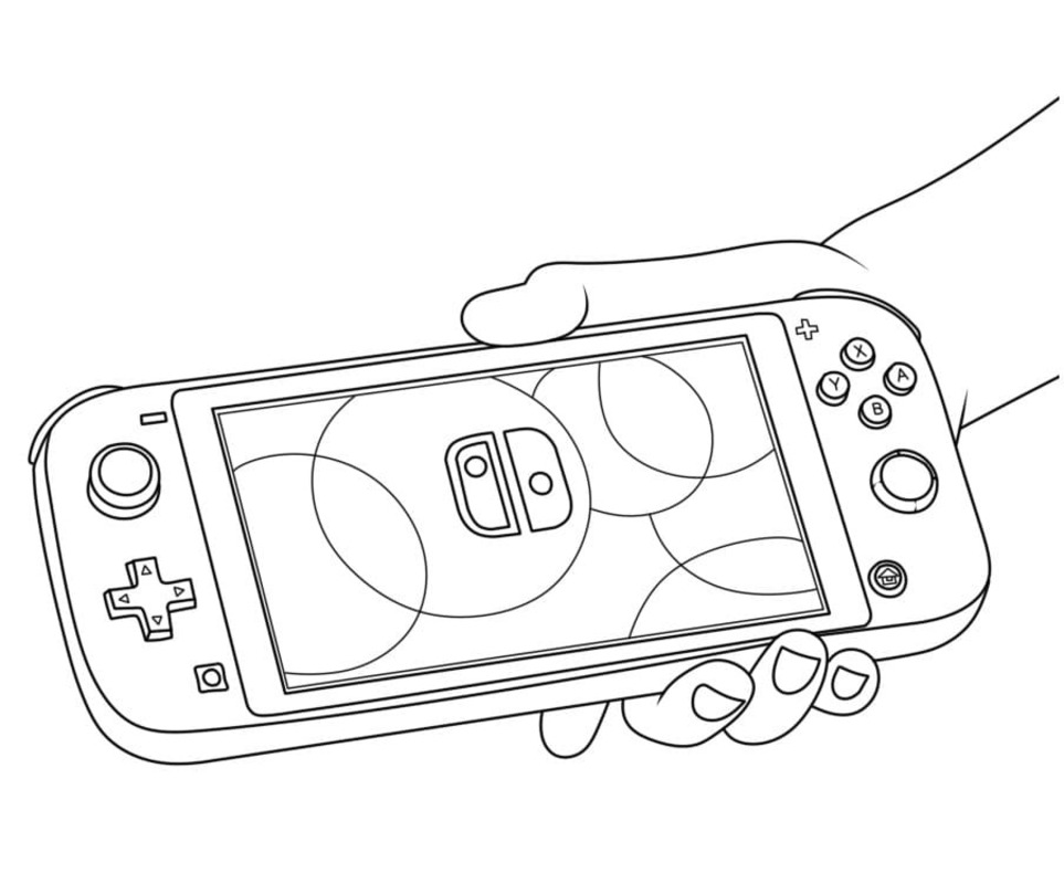 Tekenen Nintendo Switch eenvoudig