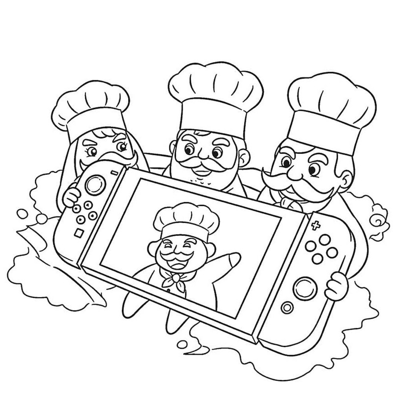 Tekenen Nintendo Switch voor kinderen