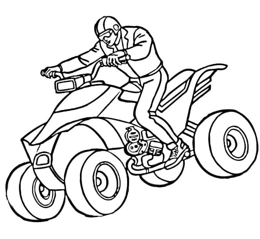 Tekenen Quad eenvoudig
