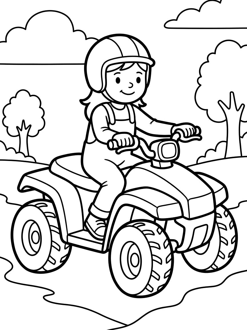 Tekenen Quad simpel