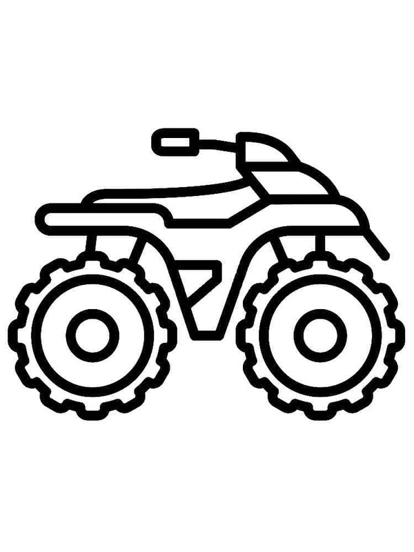 Tekenen Quad voor kinderen