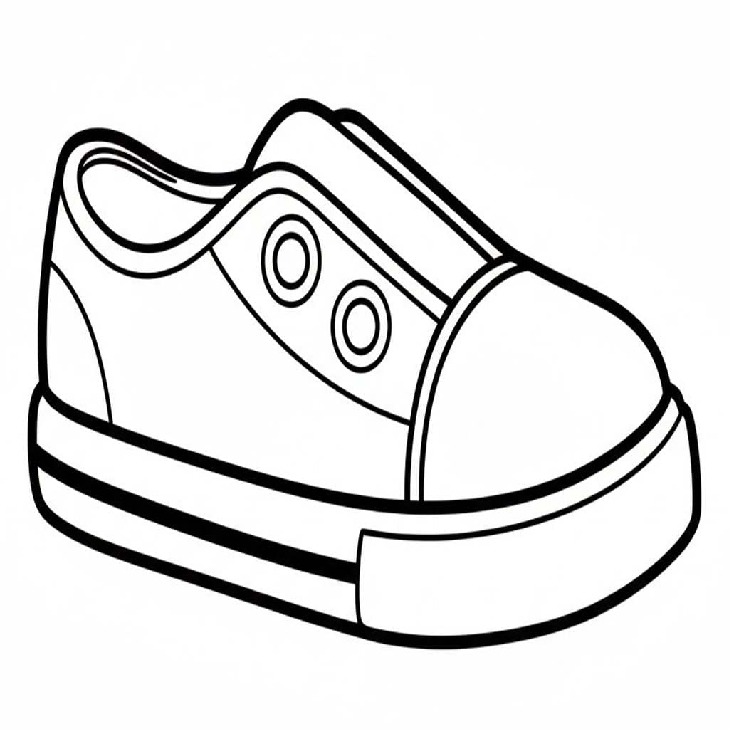 Tekenen Schoen gratis