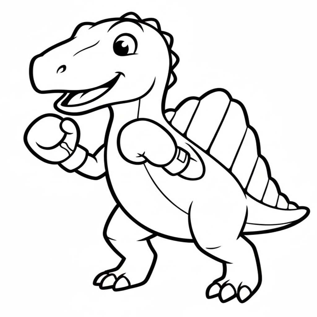 Tekenen Spinosaurus