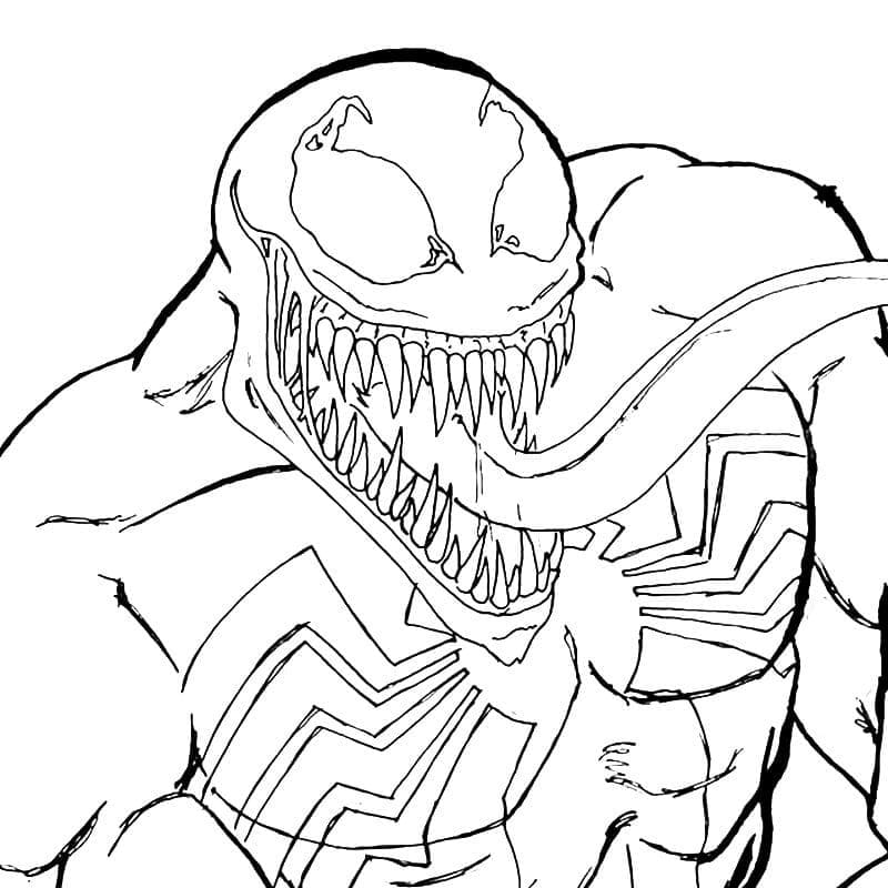 Tekenen Venom gratis simpel