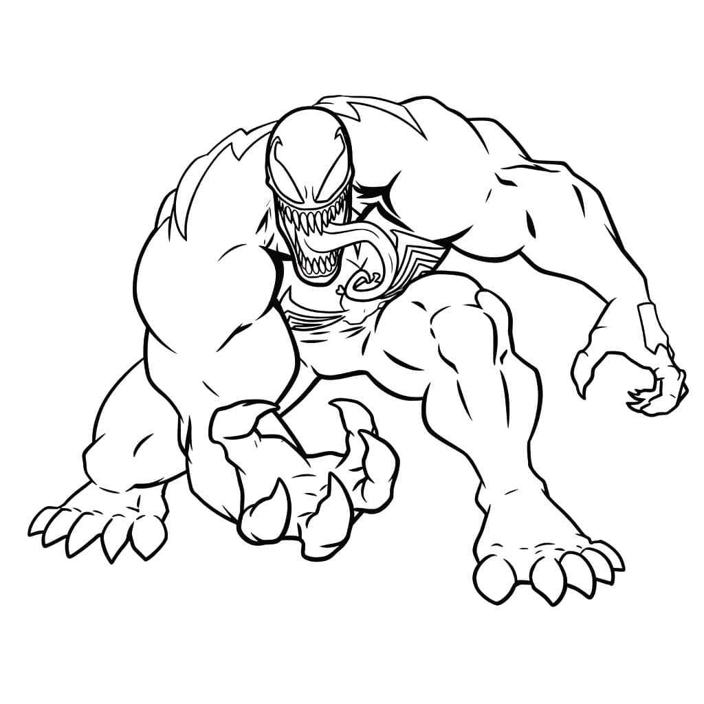 Tekenen Venom simpel