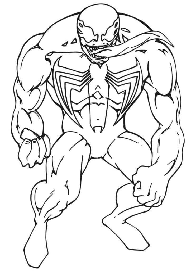 Venom afdrukbaar basis