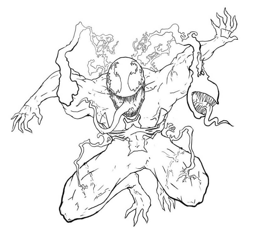Venom gratis afdrukbaar basis