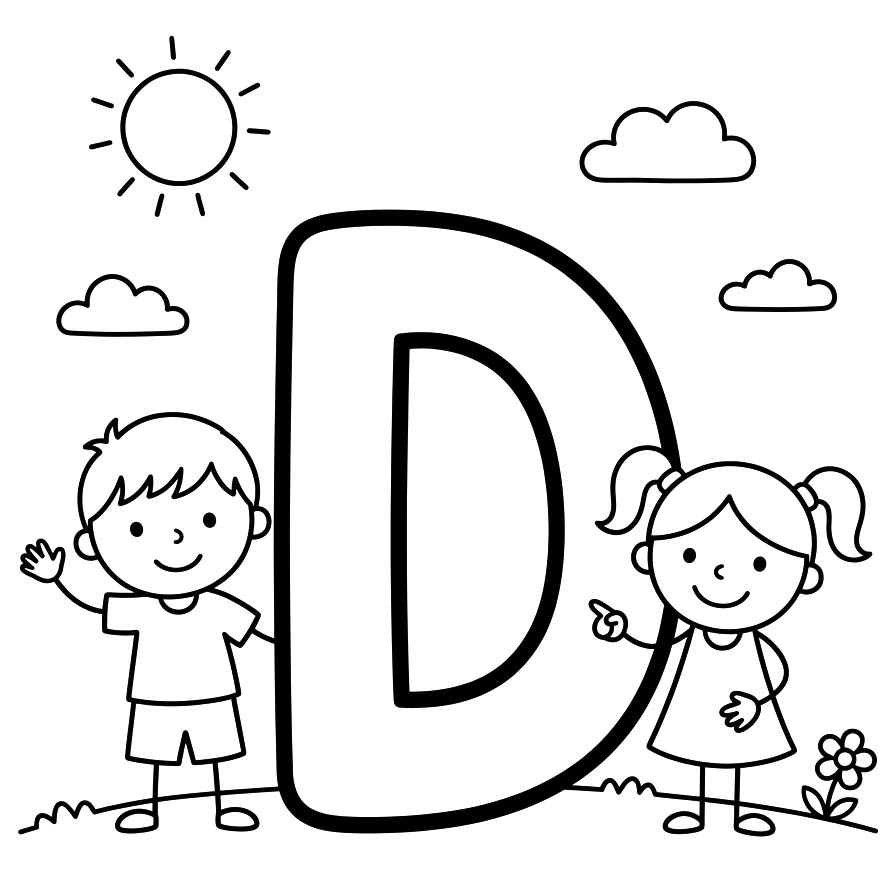 Afbeelding Letter D gratis