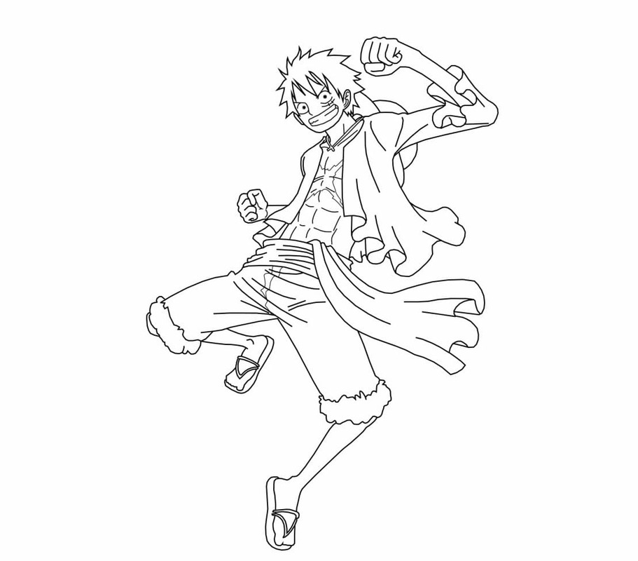 Afbeelding Luffy printbaar
