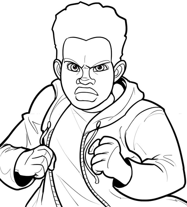 Afbeelding Miles Morales afdrukbaar
