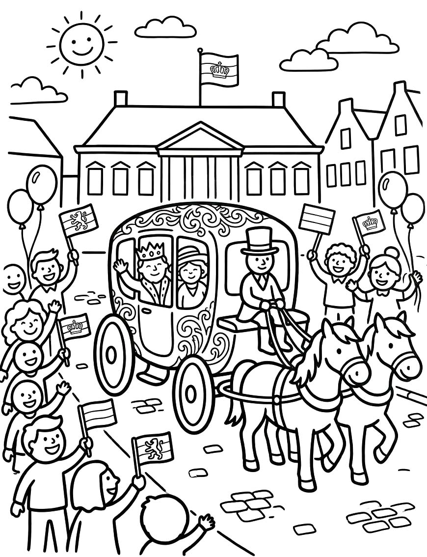 Afbeelding Prinsjesdag printbaar
