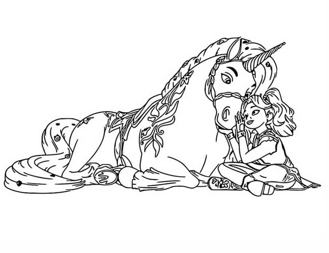 Afbeelding Unicorn Academy printbaar