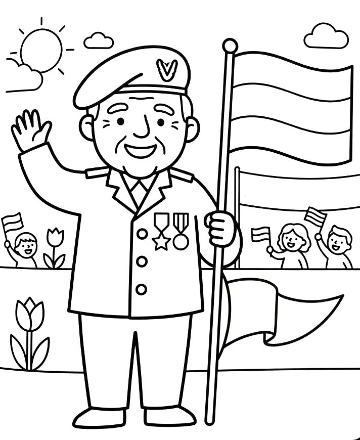 Afbeelding Veteranendag printbaar