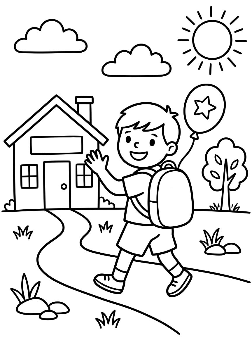 Laatste Schooldag gratis afdrukbaar basis