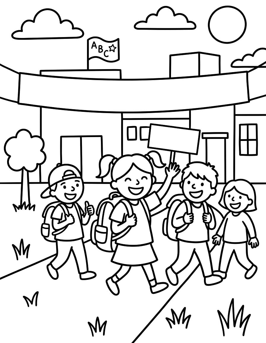 Laatste Schooldag gratis afdrukbaar voor kinderen