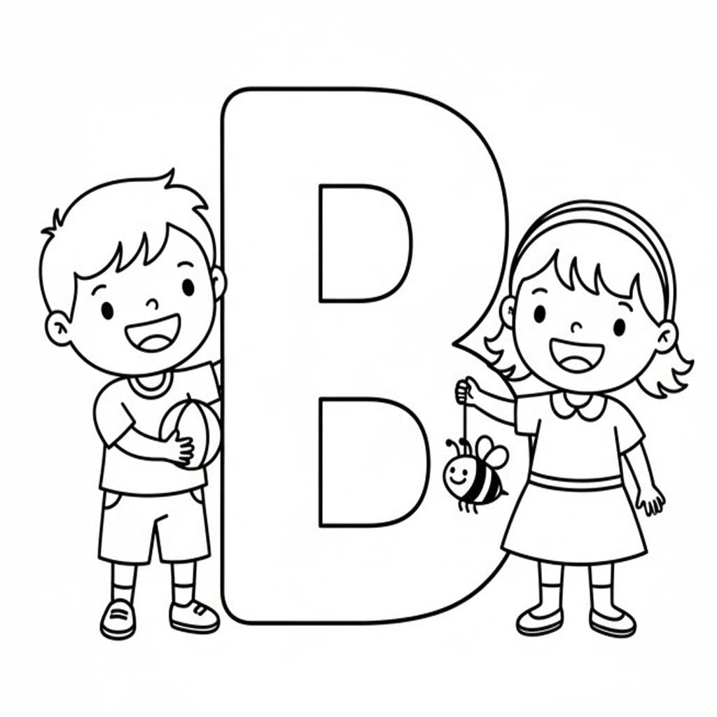 Letter B gratis