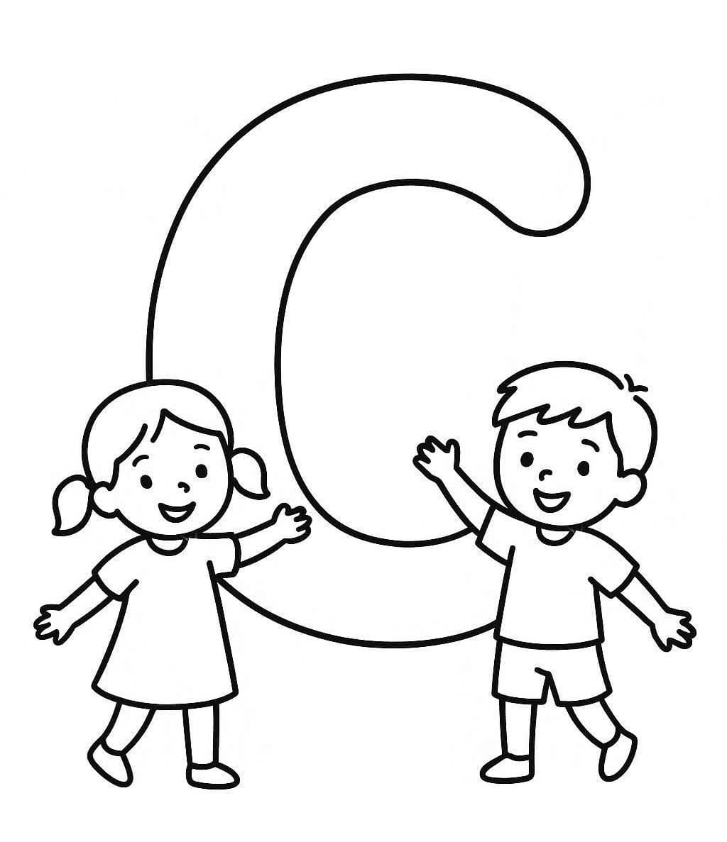 Letter C bij kinderen