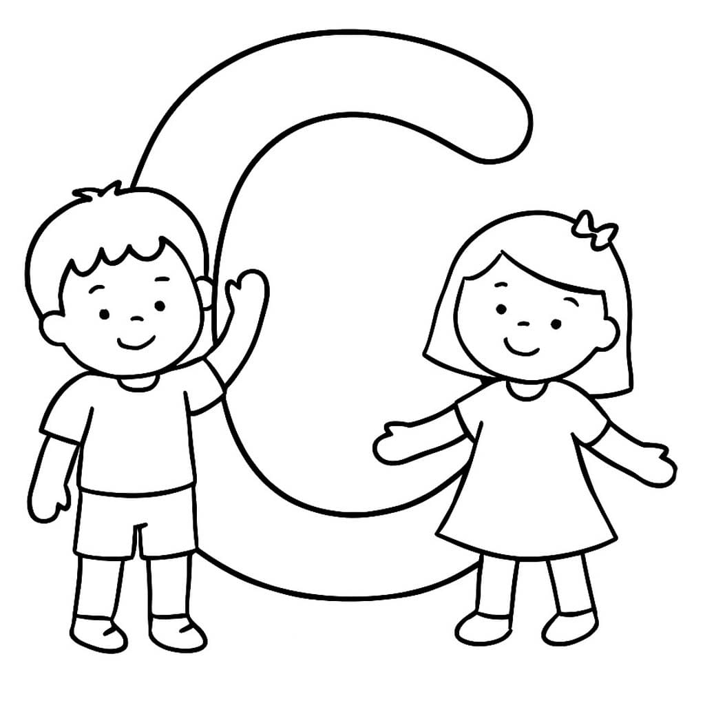 Letter C gratis afdrukbaar