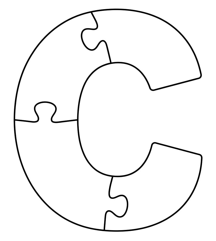 Letter C gratis basis
