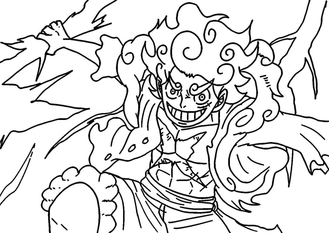 Luffy afdrukbaar