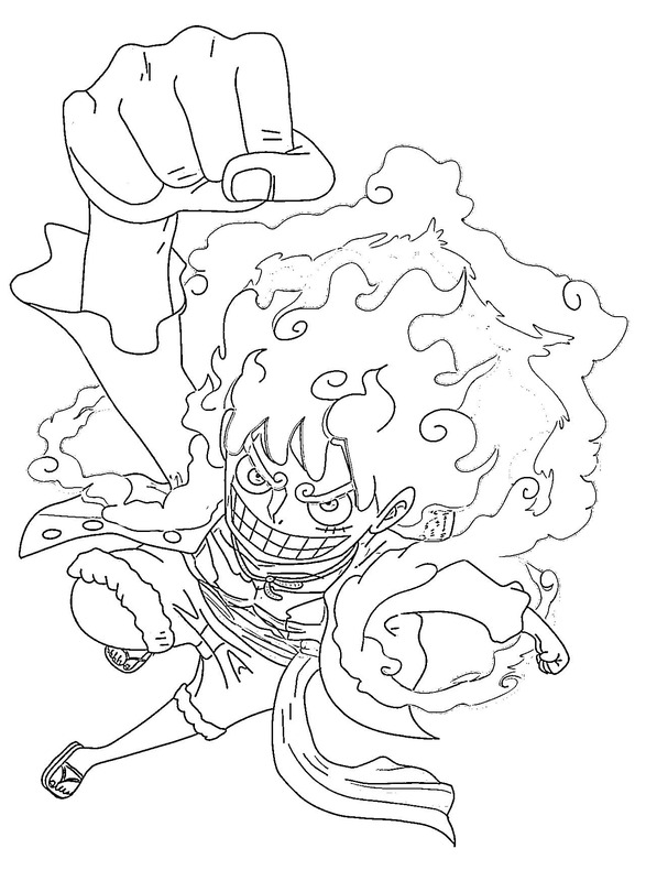 Luffy gratis afdrukbaar voor kinderen