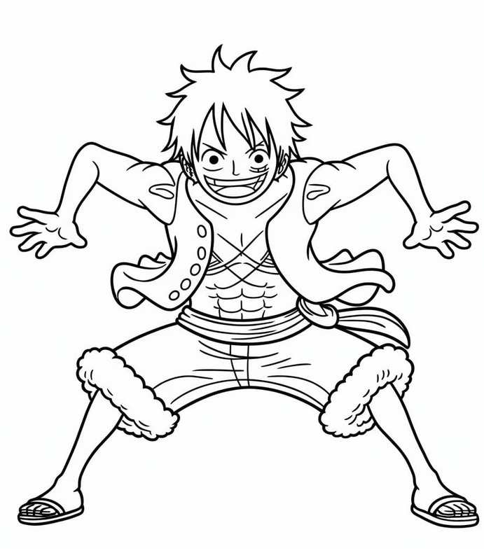 Luffy gratis eenvoudig