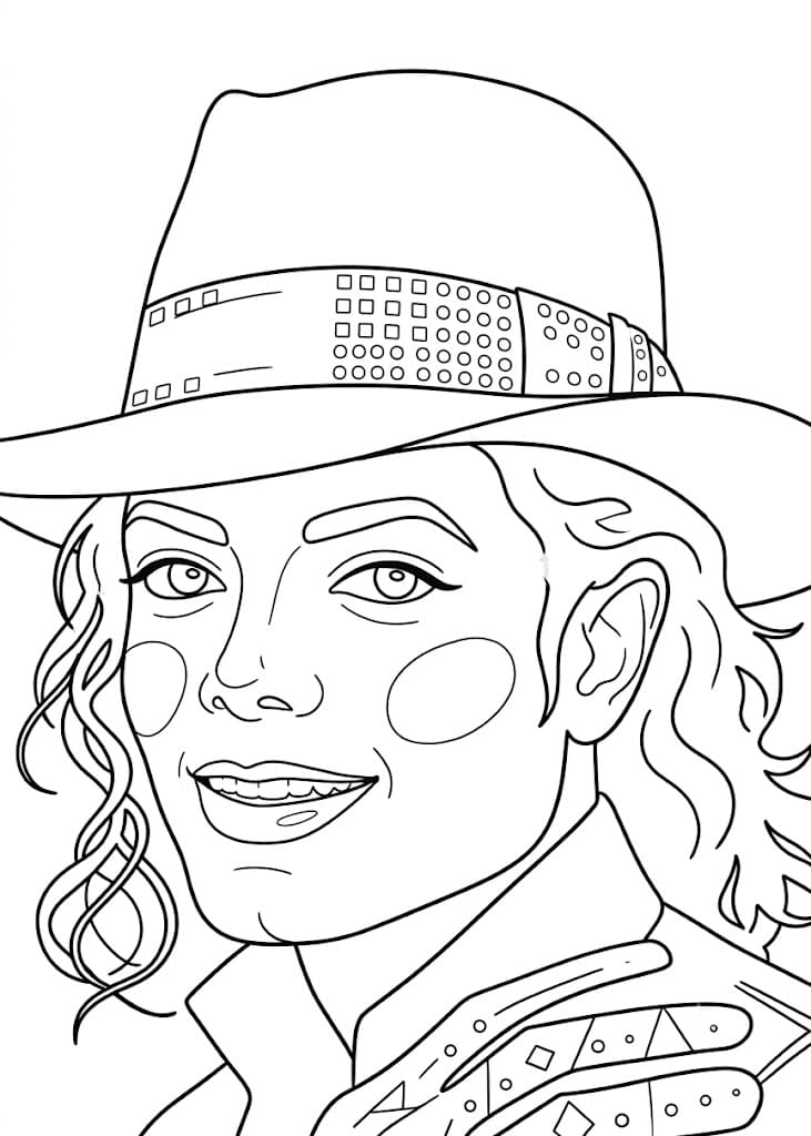 Michael Jackson gratis afdrukbaar basis