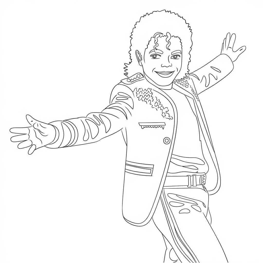 Michael Jackson gratis afdrukbaar eenvoudig