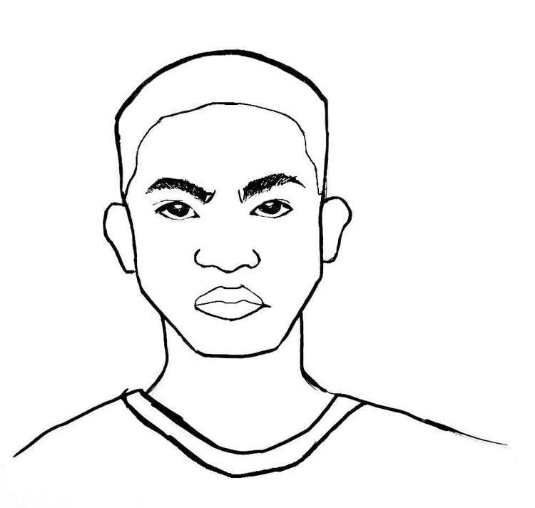 Miles Morales gratis afdrukbaar simpel