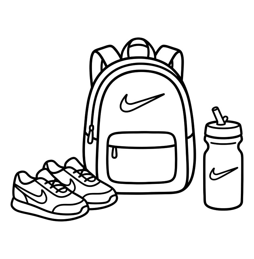 Nike afdrukbaar eenvoudig