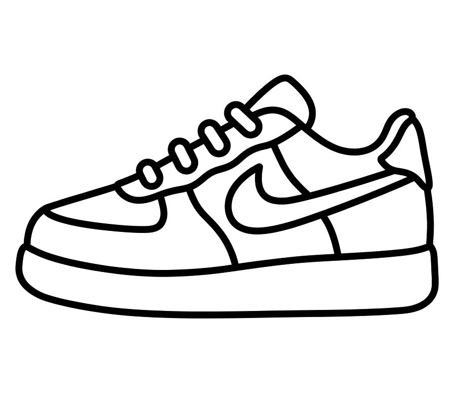 Nike afdrukbaar simpel