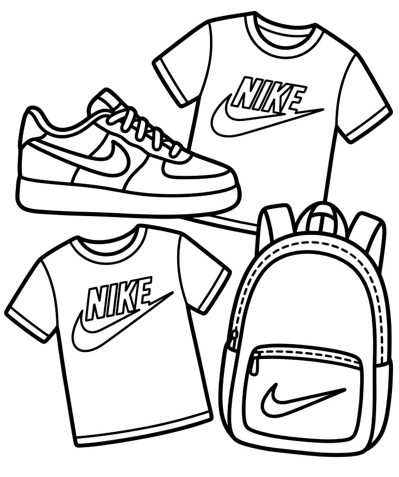 Nike gratis afdrukbaar eenvoudig