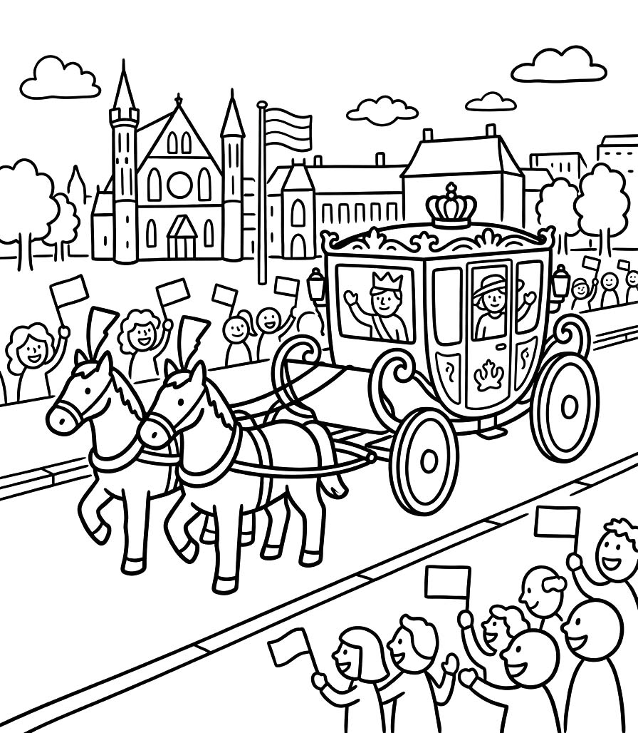 Prinsjesdag afdrukbaar eenvoudig