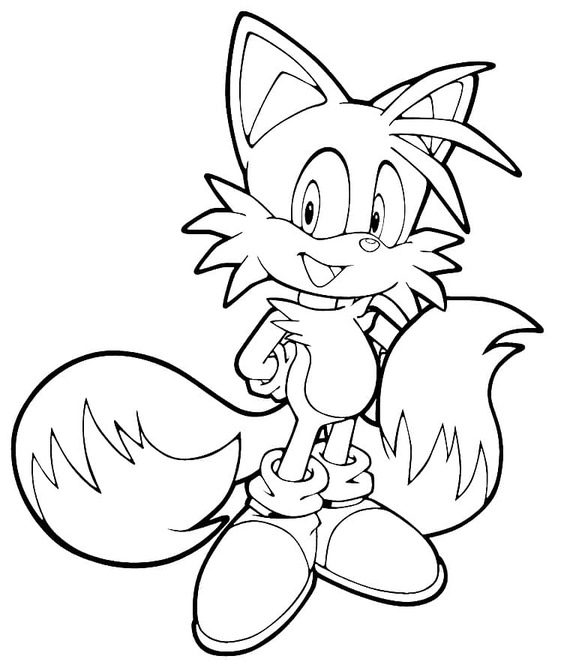 Tails afdrukbaar eenvoudig