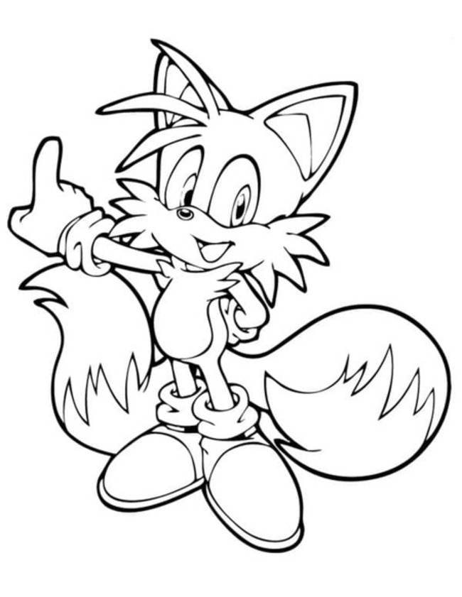 Tails afdrukbaar simpel